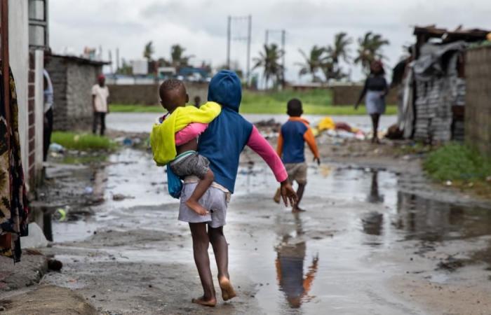 niños en riesgo por los impactos climáticos