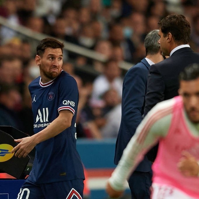 La reacción de Lionel Messi