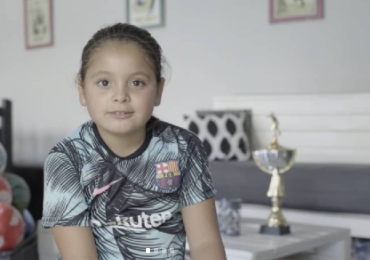 Fútbol Femenino: Felicitas Flores, una nena argentina de 8 años, firmó un contrato con Nike