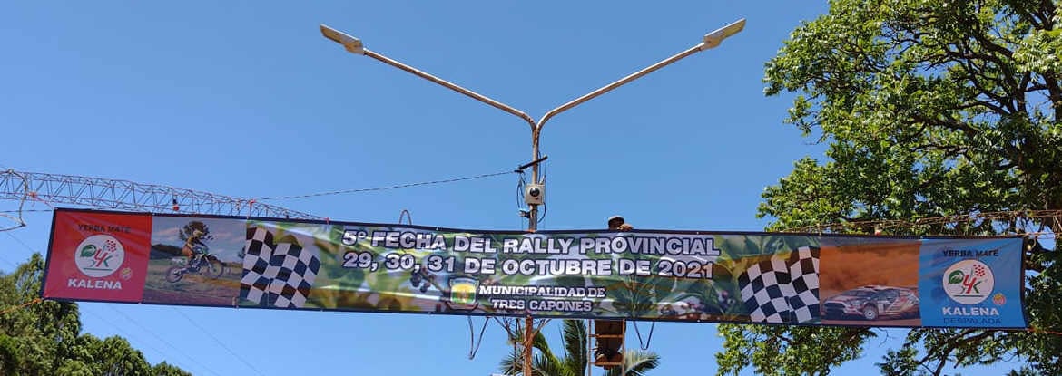 Tres Capones tiene todo casi listo para recibir Misionero de Rally