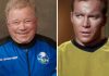Capitán Kirk de Star Trek viajó al espacio