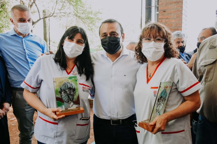 homenaje al personal de salud