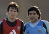 Lionel Messi eligió una singular foto para homenajar a Diego Maradona