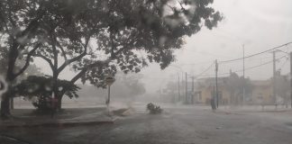 la lluvia trajo un poco de alivio a San Vicente