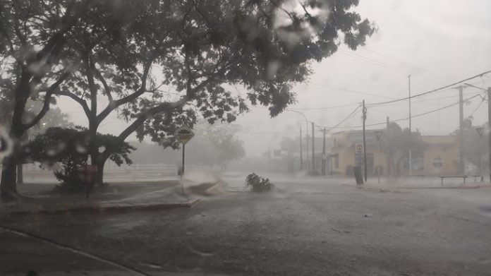 la lluvia trajo un poco de alivio a San Vicente