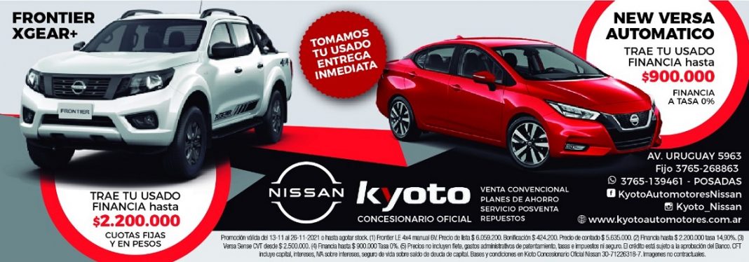 Kyoto Automotores llegó a Posadas, y ofrece grandes opciones de ...