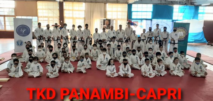Alumnos de la Escuela Panambi Taekwon-do del Club CAPRI se conviertieron en Danes Internacionales