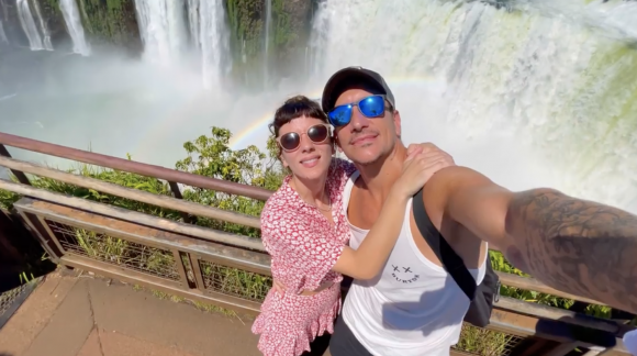 Los actores Nico Vázquez y Gimena Accardi compartieron la intimidad de sus vacaciones en las Cataratas de Iguazú 7 2024