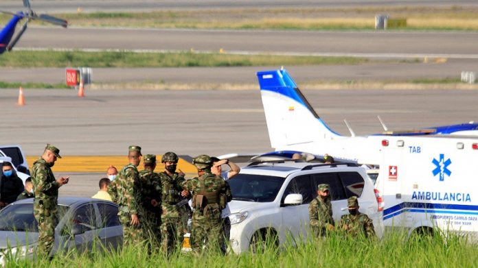 ataque terrorista en un aeropuerto de Colombia