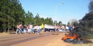 cortes de ruta en misiones