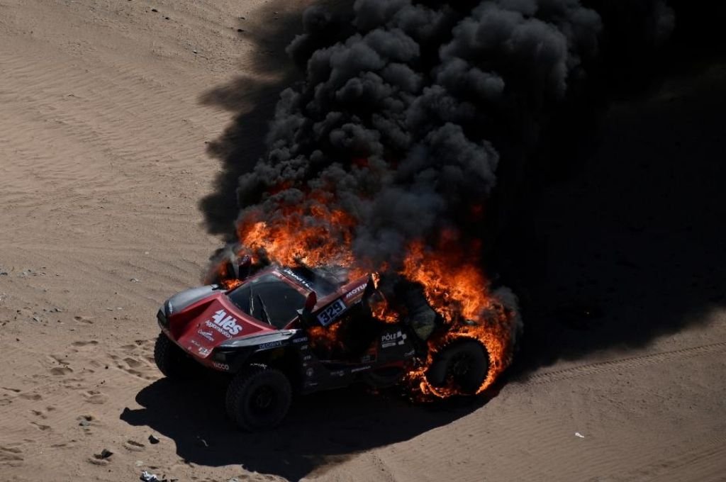primer accidente del Dakar 2022