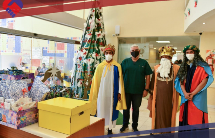 Reyes Magos visitaron el Hospital