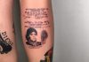 Se tatuó el DNI de Diego Maradona