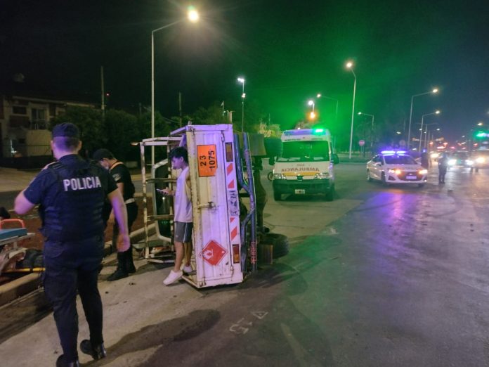 Volcó la camioneta en Posadas