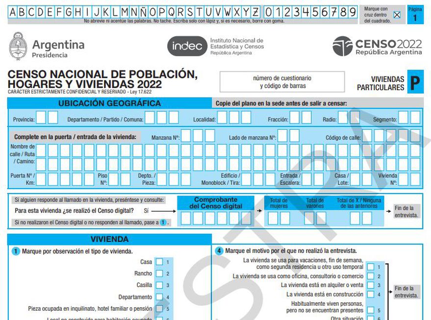 Censo Nacional 2022