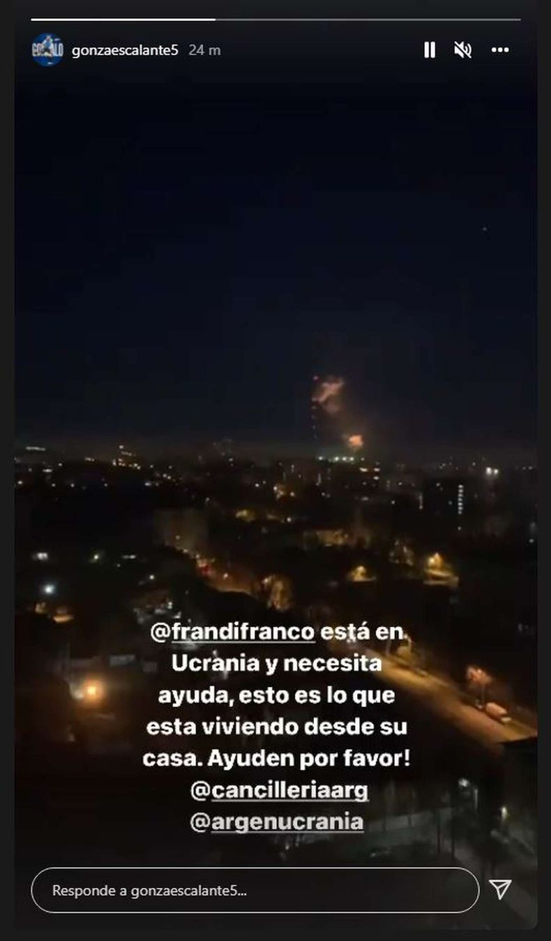 El desesperado pedido de un jugador argentino en Ucrania tras los bombardeos rusos