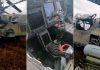 helicóptero ruso cayó en las afueras de Kiev