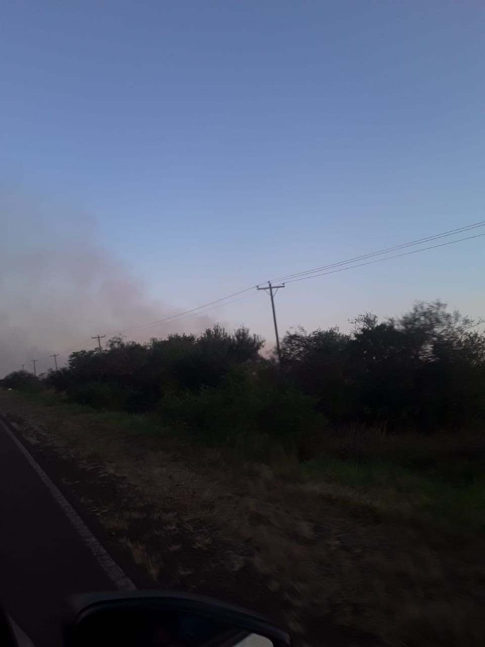 Incendios en Cerro Corá