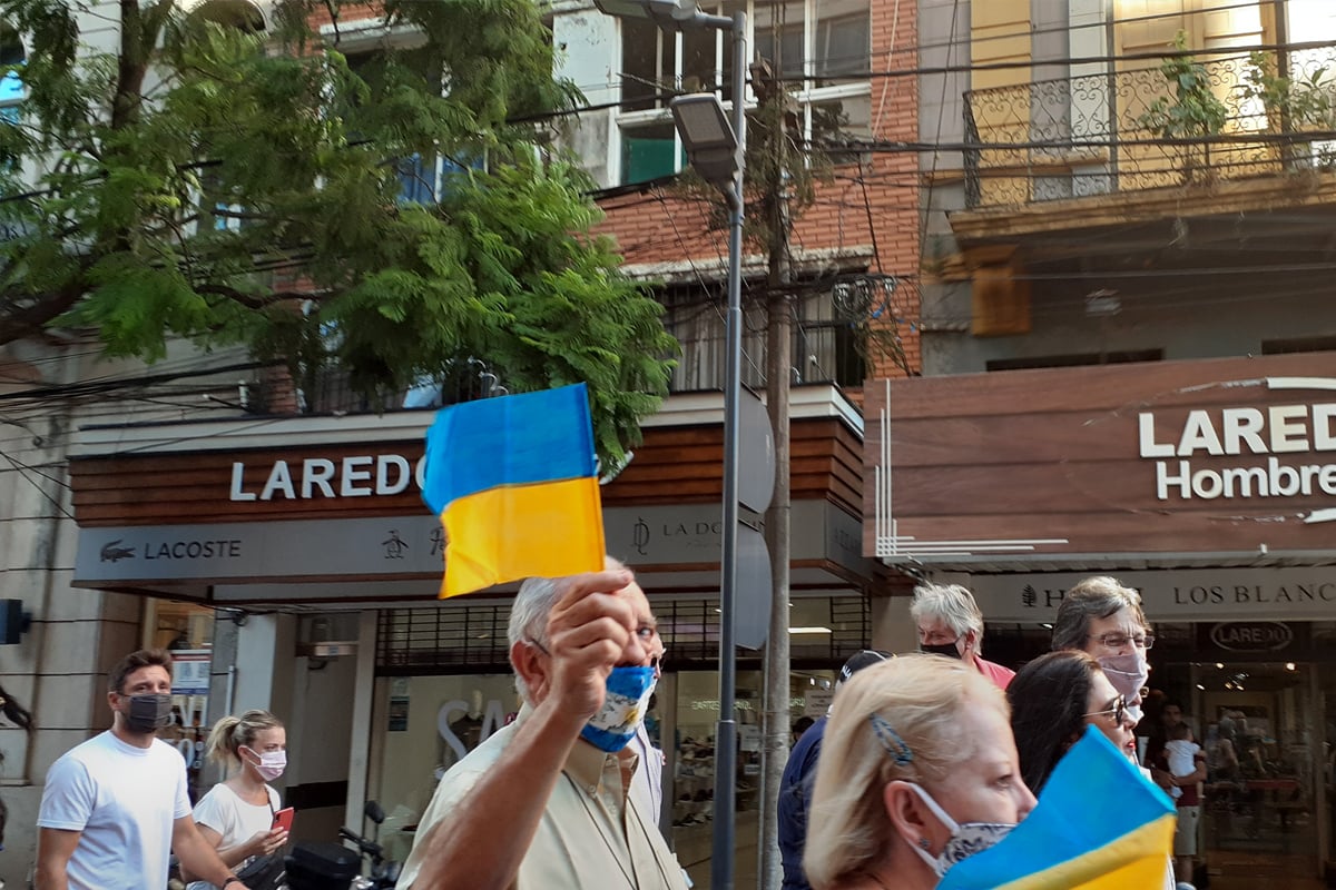 marcha por la paz en Ucrania
