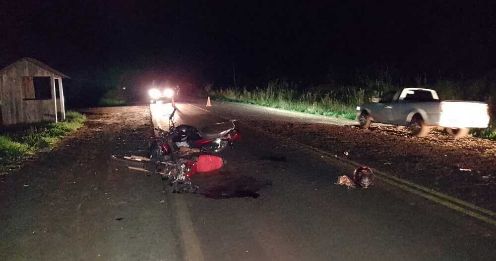 El Soberbio| Dos lesionados tras un fuerte choque frontal entre dos motociclistas en la Ruta N° 13
