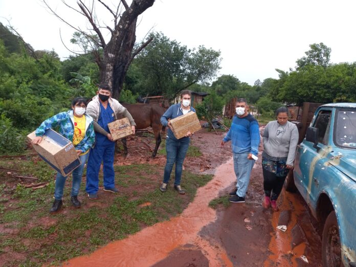 Desde Salud Pública brindan asistencia a los misioneros afectados por el temporal