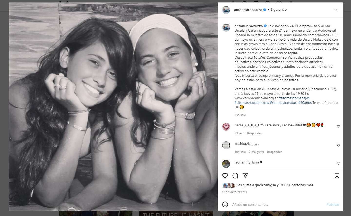 La tragedia que marcó a Antonela Roccuzzo
