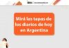 Tapa de los diarios de hoy