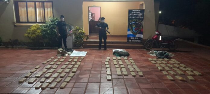 Transportaban más de 100 kilos de marihuana