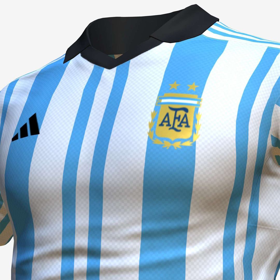 camiseta de Argentina en el Mundial