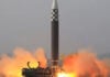 Corea del Norte lanzó un Misil