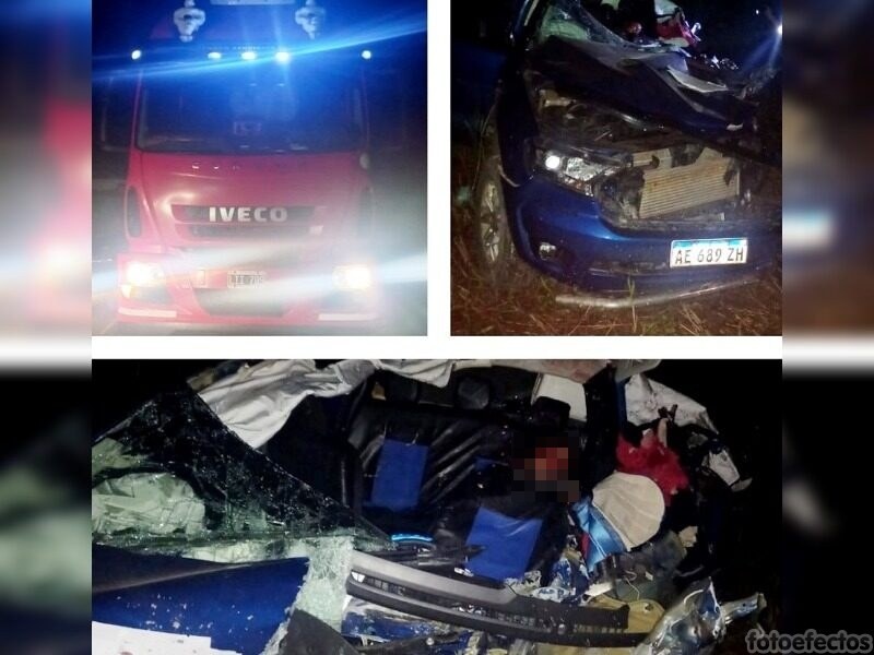 Tr gico accidente en Chaco dos misioneros que volv an de un