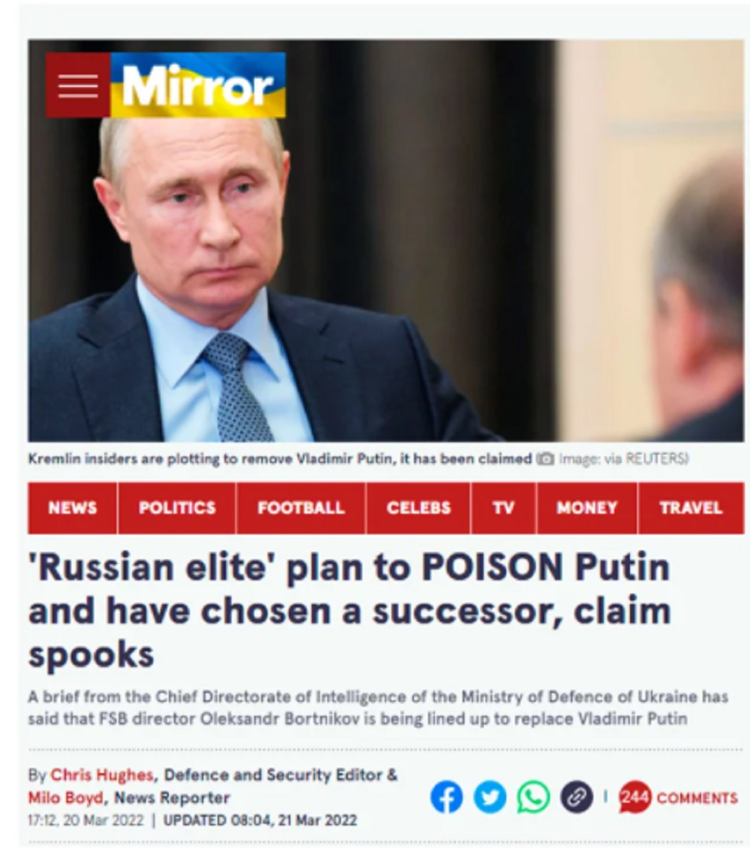 planean asesinar a Putin