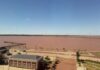 río Paraná de está de color marrón rojizo