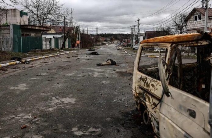 matanza de civiles en la ciudad de Bucha