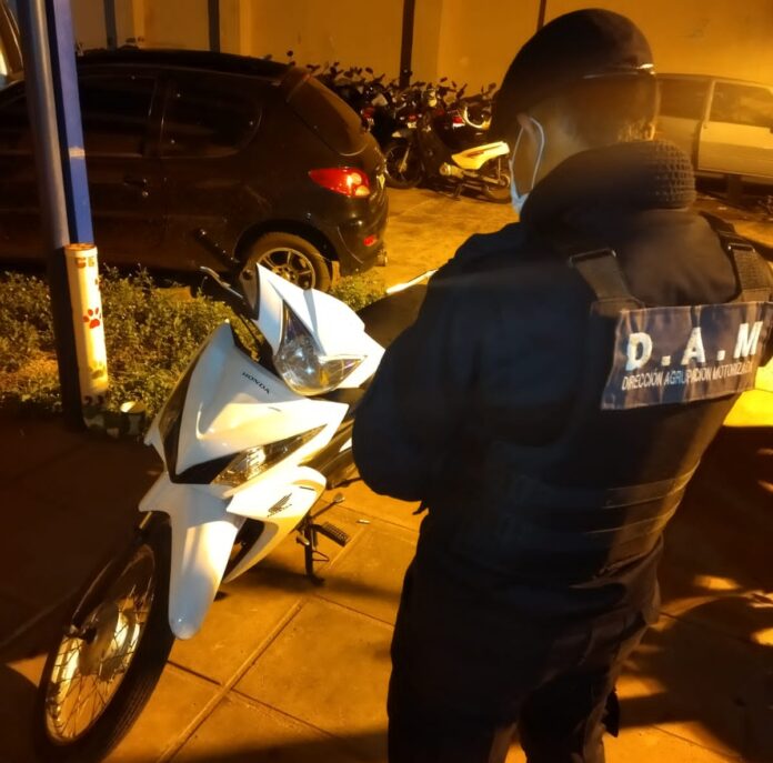moto que fue robada en Posadas