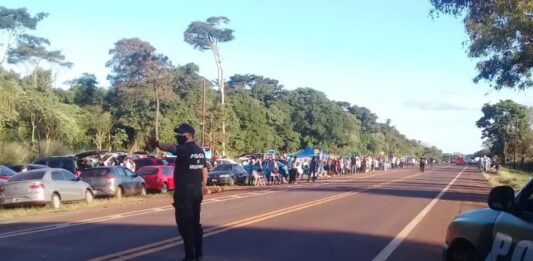 cortes de rutas en Misiones