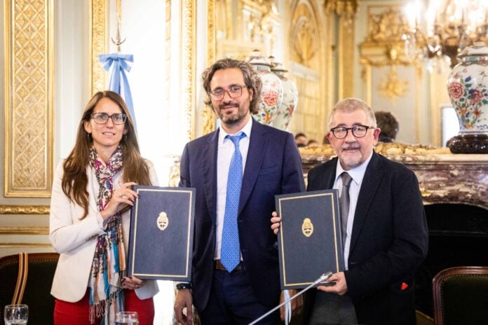 Gómez Alcorta y Santiago Cafiero firmaron con CEPAL el acuerdo para que Argentina sea la sede de la XV Conferencia Regional sobre la Mujer de América Latina y el Caribe