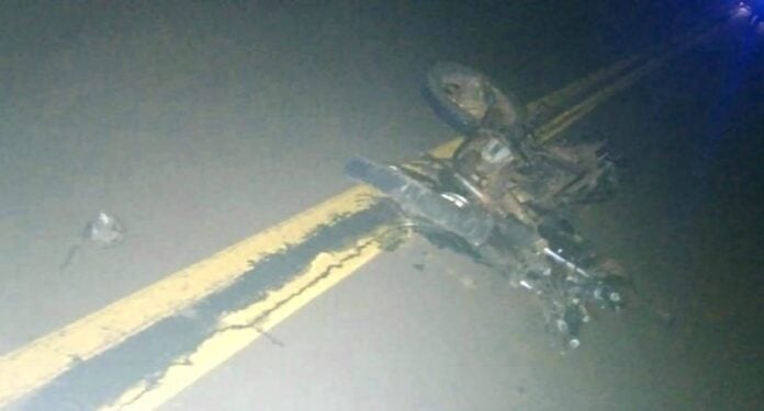 motociclista falleció tras chocar contra un automóvil