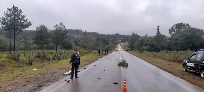 Motociclista murió en Salto Encantado