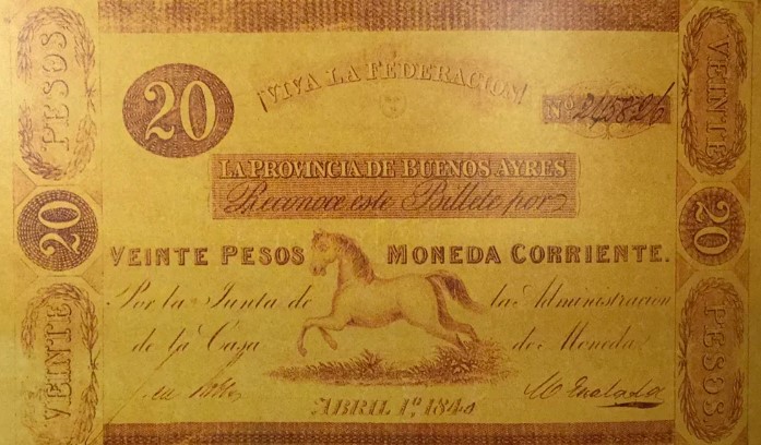 billetes en Argentina