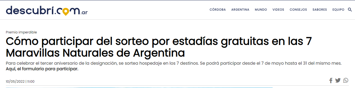 #7MaravillasNaturalesArgentinas