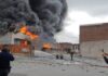 incendio de una fábrica en Avellaneda