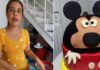 torta de Mickey Mouse que se hizo viral