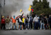 protestas indígenas en Ecuador