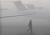 Cancelación de vuelos por la intensa niebla