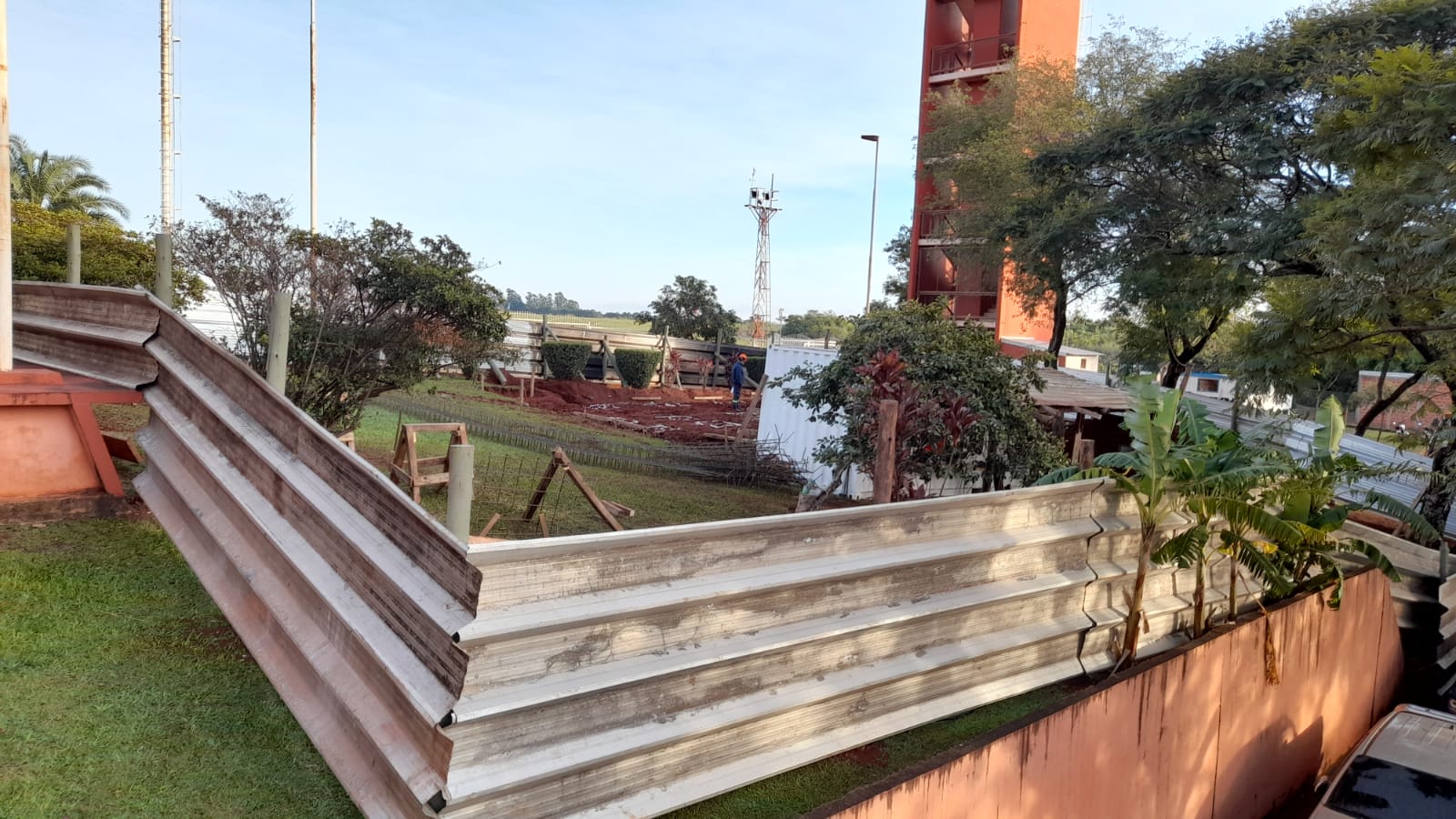 obras de remodelación en el aeropuerto de Posadas