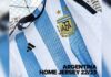 nueva camiseta que usará la Selección Argentina