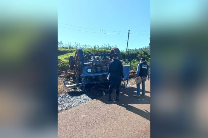 Accidente fatal en 25 de Mayo