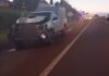 choque entre dos camionetas en Guaraní