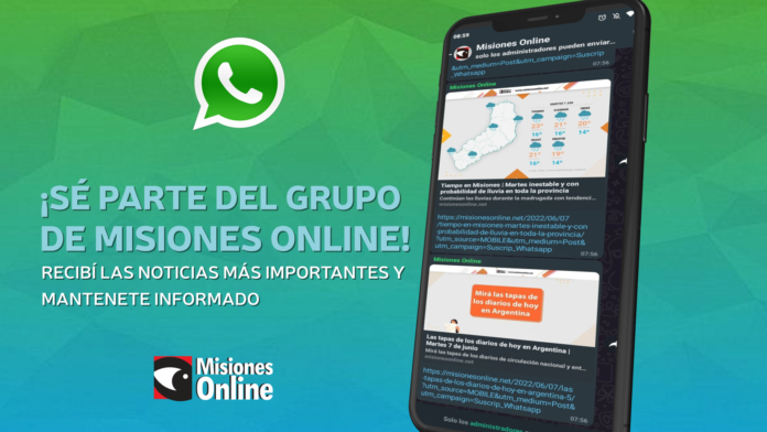 Noticias de Misiones Online por WhatsApp